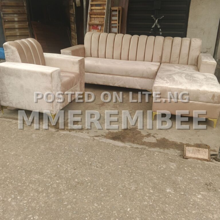 L shaped Fabric Sofa