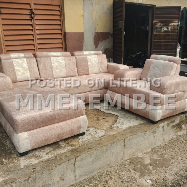 L shaped Fabric Sofa