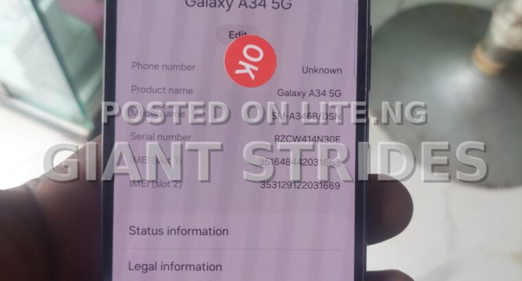 Samsung galaxy A34