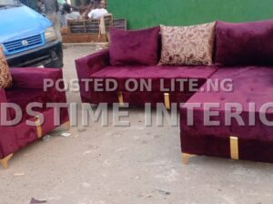 Quality L shaped fabric sofa