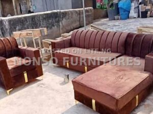 Quality L-shaped fabric sofa