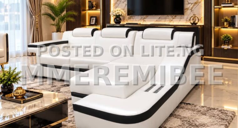 L shaped sofa