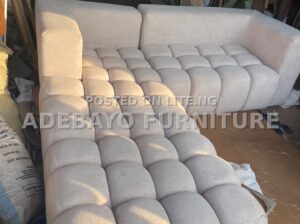 L-Shaped Fabric Sofa