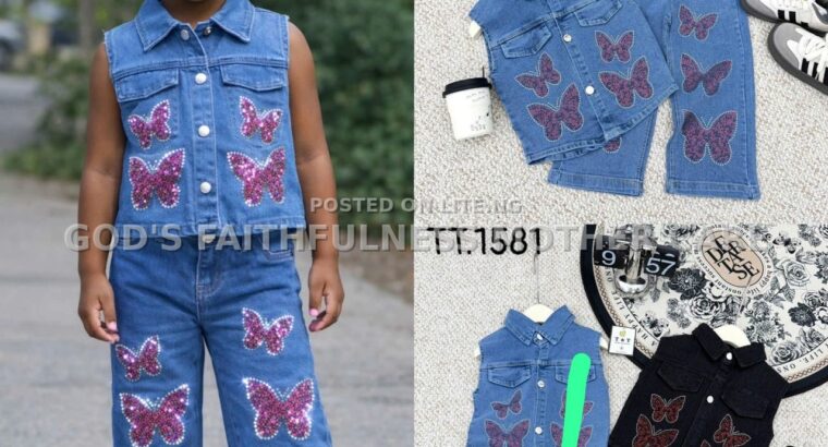 Children Jean up and down