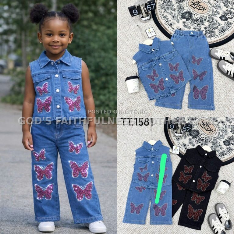Children Jean up and down