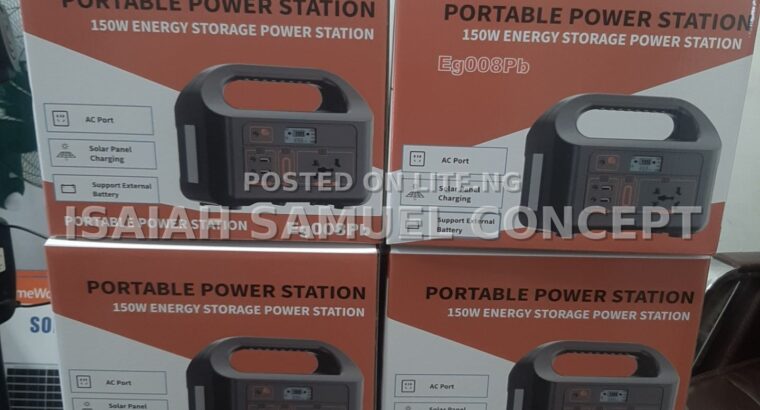 150W POWER STATION WITH 50W SOLAR PANEL