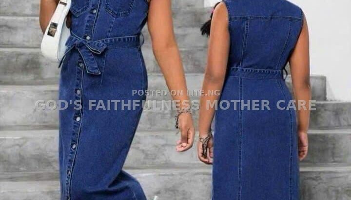 Jeans Gown for girls